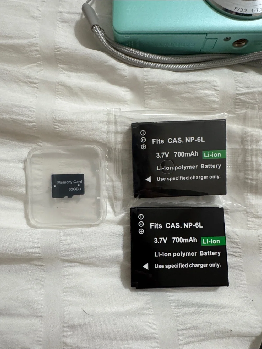 Mint Green Digital Camera